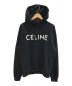 CELINE（セリーヌ）の古着「Loose Sweatshirt / スウェットパーカー」｜ブラック
