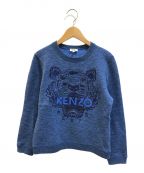 KENZO（）の古着「ラメタイガースウェット」｜ブルー