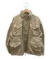 UNFIL（アンフィル）の古着「コットンサテンリバーシブルM65フィールドジャケット」｜ベージュ