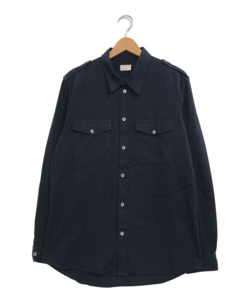 HELMUT LANG（ヘルムートラング）HELMUT LANG (ヘルムートラング) [OLD]エポレットシャツ ブラック サイズ:Lの古着・服飾アイテム