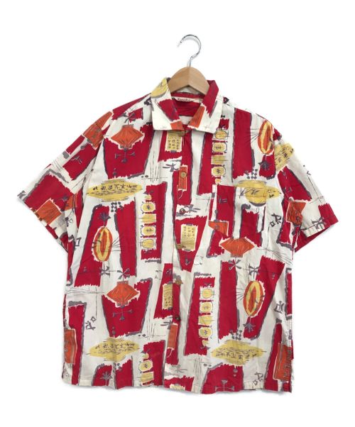 Kona Kai（コナカイ）Kona Kai (コナカイ) [古着]50sアロハシャツ レッド サイズ:表記なしの古着・服飾アイテム