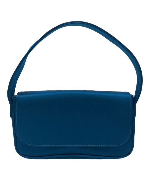 HAI（ハイ）HAI (ハイ) サテンハンドバッグ ブルー サイズ:表記なしの古着・服飾アイテム