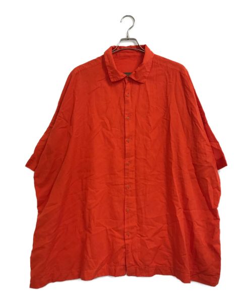 CASEY CASEY（ケーシーケーシー）CASEY CASEY (ケーシーケーシー) 半袖スクエアシャツ オレンジ サイズ:XXLの古着・服飾アイテム