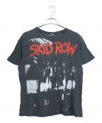 バンドTシャツバンドTシャツ）の古着「[古着]SKID ROW オールオーバーバンドTシャツ」｜ブラック