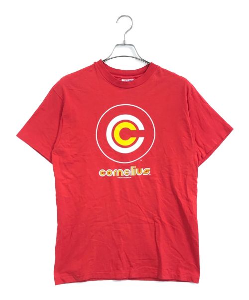 バンドTシャツ（バンドTシャツ）バンドTシャツ (バンドTシャツ) [古着]Cornelius 90sジャパニーズバンドTEE レッド サイズ:Mの古着・服飾アイテム
