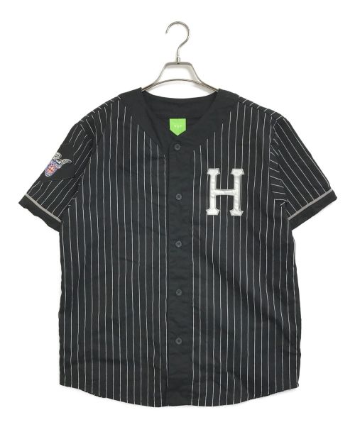 HUF（ハフ）HUF (ハフ) ベースボールシャツ ブラック サイズ:Mの古着・服飾アイテム