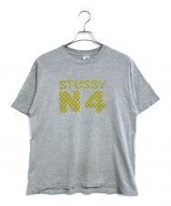 stussy (ステューシー) [古着]モノグラムN4ロゴTシャツ グレー サイズ:L