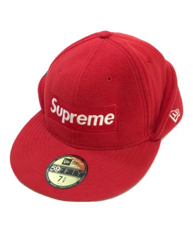 supreme box logo NEW ERA 7 5/8 red