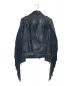 DSQUARED2 (ディースクエアード) フリンジライダースジャケット ブラック サイズ:48：54800円