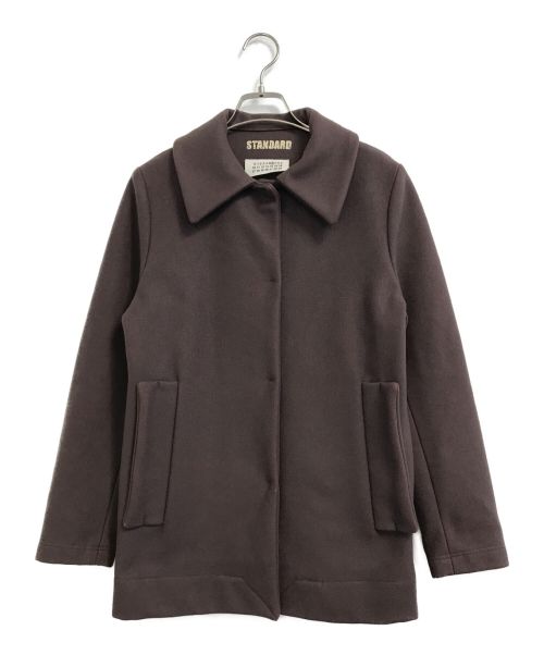 MM6（エムエムシックス）MM6 (エムエムシックス) ウールジャケット ブラウン サイズ:42の古着・服飾アイテム