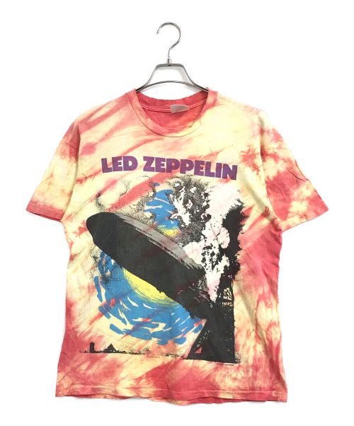 バンドTシャツ（バンドTシャツ）バンドTシャツ (バンドTシャツ) [古着]LED ZEPPELIN バンドTシャツ ピンク サイズ:L/G(42-44)の古着・服飾アイテム