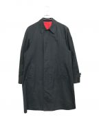 london fogロンドンフォグ）の古着「[古着]ステンカラーコート」｜ブラック