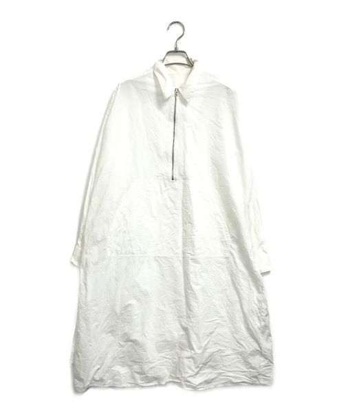 MM6（エムエムシックス）MM6 (エムエムシックス) Tie Front Shirt Dress ホワイト サイズ:Sの古着・服飾アイテム