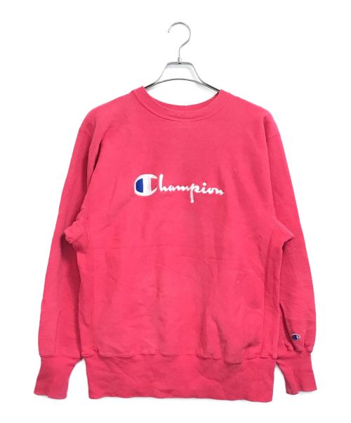 Champion（チャンピオン）Champion (チャンピオン) [古着]リバースウィーブスウェット ピンク サイズ:Lの古着・服飾アイテム