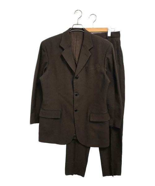 Jean Paul Gaultier homme（ジャンポールゴルチェオム）Jean Paul Gaultier homme (ジャンポールゴルチェオム) セットアップスーツ ブラウン サイズ:50の古着・服飾アイテム