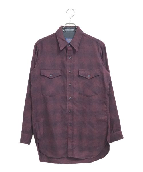 PENDLETON（ペンドルトン）PENDLETON (ペンドルトン) [古着]ウールシャツ ネイビー サイズ:Mの古着・服飾アイテム