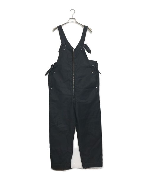 BLURHMS（ブラームス）BLURHMS (ブラームス) クリスプコットンオーバーオール ブラック サイズ:2の古着・服飾アイテム