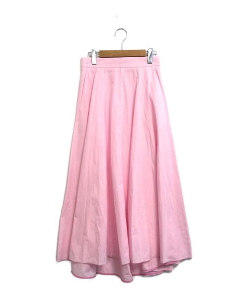 ATON（エイトン）ATON (エイトン) FLARED SKIRT ピンク サイズ:38 未使用品の古着・服飾アイテム