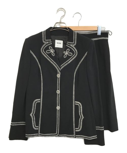 MOSCHINO（モスキーノ）MOSCHINO (モスキーノ) セットアップ ブラック サイズ:44の古着・服飾アイテム