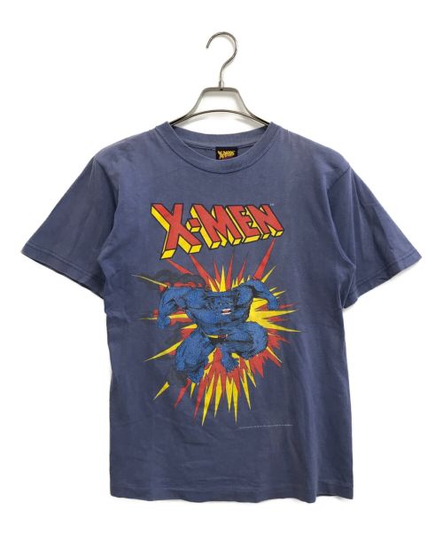 キャラクターTシャツ（キャラクターTシャツ）キャラクターTシャツ (キャラクターTシャツ) [古着]90s X-MEN(エックスメン) キャラクターTシャツ スカイブルー サイズ:表記なしの古着・服飾アイテム