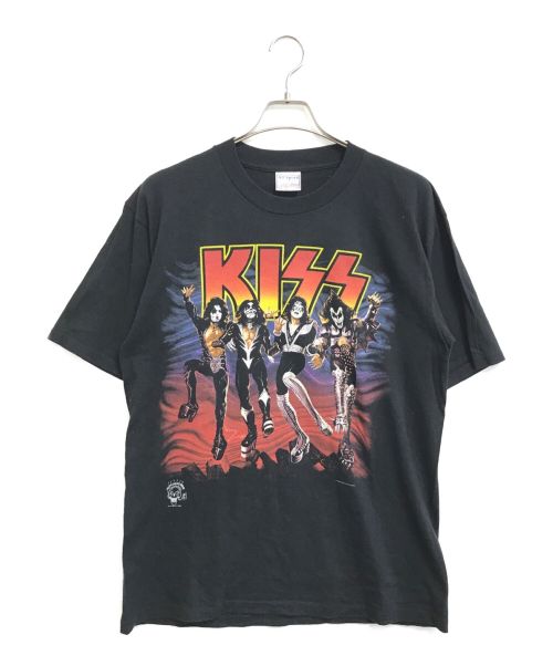バンドTシャツ（バンドTシャツ）バンドTシャツ (バンドTシャツ) [古着]90's KISS バンドTシャツ ブラック サイズ:Lの古着・服飾アイテム