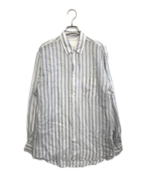 Maison Margiela（メゾンマルジェラ）Maison Margiela (メゾンマルジェラ) ストライプシャツ スカイブルー サイズ:36 未使用品の古着・服飾アイテム