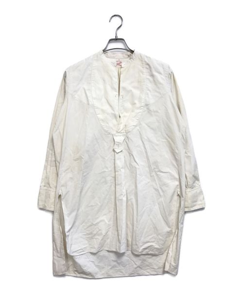 VINTAGE（ヴィンテージ/ビンテージ）VINTAGE (ヴィンテージ/ビンテージ) [古着]グランパシャツ ホワイト サイズ:7の古着・服飾アイテム