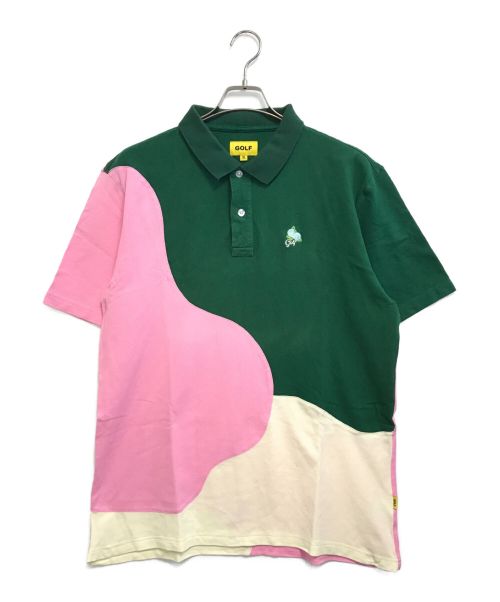 GOLF WANG（ゴルフワン）GOLF WANG (ゴルフワン) ポロシャツ グリーン サイズ:XLの古着・服飾アイテム