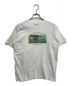 ヴィンテージTシャツ（ヴィンテージTシャツ）の古着「[古着]90's BANANA REPUBLIC(バナナリパブリック) サファリプリントTシャツ」｜ホワイト
