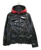 EMPORIO ARMANIエンポリオアルマーニ）の古着「PVCジャケット」｜ブラック