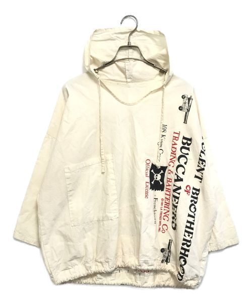 LA TRENZZ INTERNATIONAL（ラ トレンズ インターナショナル）LA TRENZZ INTERNATIONAL (ラ トレンズ インターナショナル) スモック ホワイト サイズ:表記なしの古着・服飾アイテム