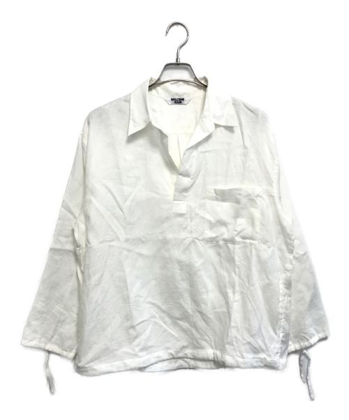 WELCOME RAIN（ウェルカム レイン）WELCOME RAIN (ウェルカム レイン) スキッパープルオーバーシャツ ホワイト サイズ:1 未使用品の古着・服飾アイテム