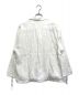 WELCOME RAIN (ウェルカム レイン) スキッパープルオーバーシャツ ホワイト サイズ:1 未使用品：12800円