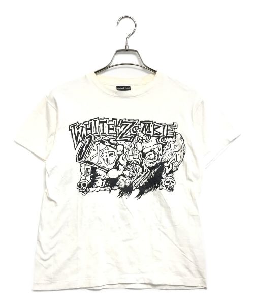 バンドTシャツ（バンドTシャツ）バンドTシャツ (バンドTシャツ) white zombie 両面プリントバンドTシャツ ホワイト サイズ:Mの古着・服飾アイテム