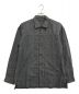 ISSEY MIYAKE（イッセイミヤケ）の古着「ブラックシャンブレーシャツジャケット」｜ブラック