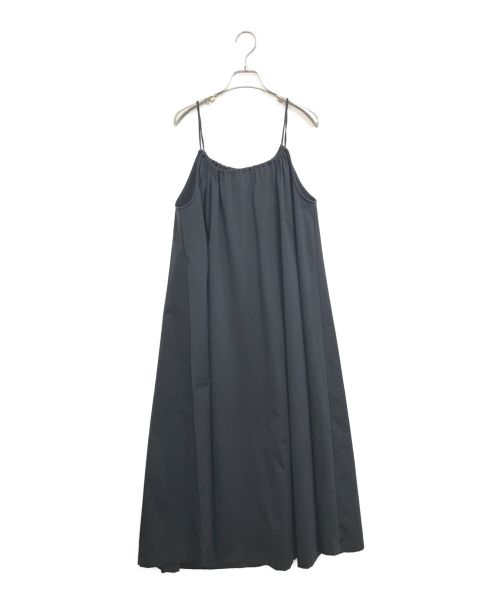 CABAN（キャバン）CABaN (キャバン) コンパクトストレッチ ギャザーワンピース ブラック サイズ:FREEの古着・服飾アイテム