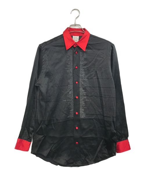 MOSCHINO CHEAP&CHIC（モスキーノ チープ アンド シック）MOSCHINO CHEAP&CHIC (モスキーノ チープ アンド シック) サテンシャツ ブラック サイズ:表記なしの古着・服飾アイテム