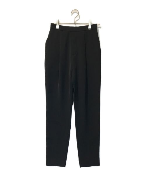 ENFOLD（エンフォルド）ENFOLD (エンフォルド) タックパンツ ブラック サイズ:38の古着・服飾アイテム