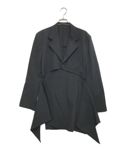 Y's（ワイズ）Y's (ワイズ) 変形ジャケット ブラック サイズ:表記なしの古着・服飾アイテム
