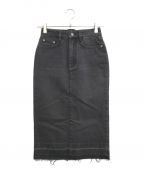 GIVENCHYジバンシィ）の古着「Denim Pencil Skirt」｜ブラック