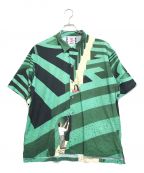 son of the cheese（サノバチーズ））の古着「Couple in maze Shirt」｜グリーン