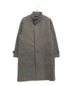 Yves Saint Laurentイヴサンローラン）の古着「スタンドカラーコート」｜ブラウン