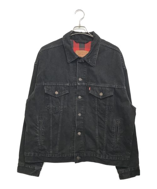 LEVI'S（リーバイス）LEVI'S (リーバイス) デニムジャケット ブラック サイズ:LARGEの古着・服飾アイテム
