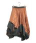 KOLOR (カラー) 異素材切り替えドレープ スカート グリーン サイズ:1表記：19800円