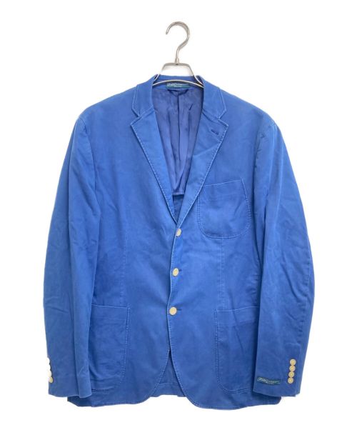 POLO RALPH LAUREN（ポロ・ラルフローレン）POLO RALPH LAUREN (ポロ・ラルフローレン) テーラードジャケット ブルー サイズ:42Rの古着・服飾アイテム