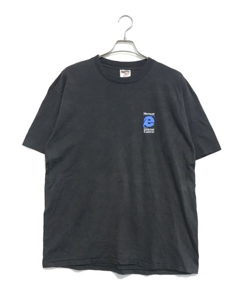 ONEITA（オニータ）ONEITA (オニータ) 企業Tシャツ ブラック サイズ:XLの古着・服飾アイテム