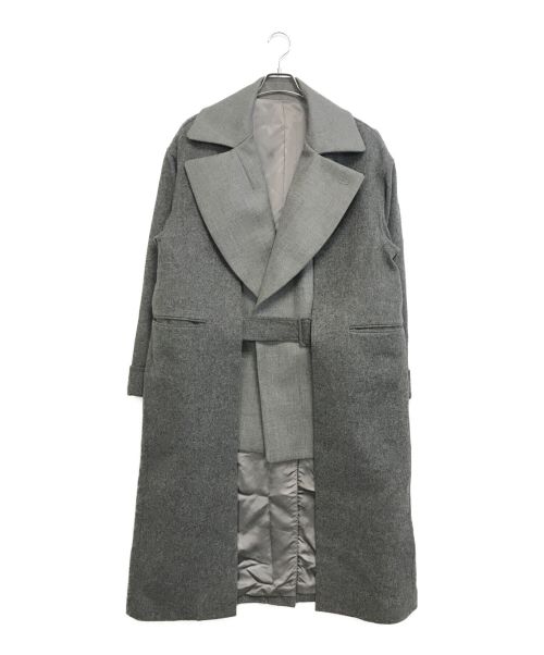 TOGA VIRILIS（トーガ ビリリース）TOGA VIRILIS (トーガ ビリリース) ドッキングコート グレー サイズ:44の古着・服飾アイテム