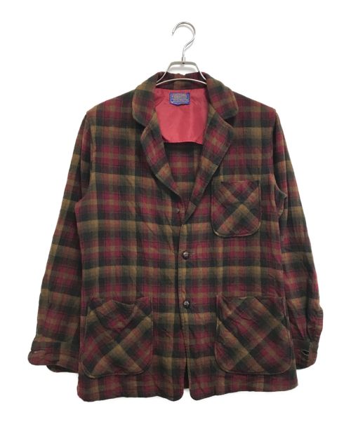 PENDLETON（ペンドルトン）PENDLETON (ペンドルトン) ウールテーラードジャケット グリーン サイズ:Sの古着・服飾アイテム