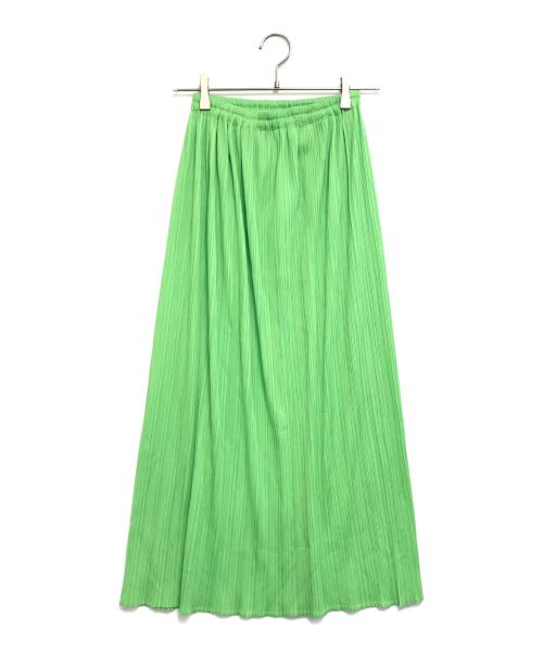 ISSEY MIYAKE（イッセイミヤケ）ISSEY MIYAKE (イッセイミヤケ) プリーツスカート グリーン サイズ:Sの古着・服飾アイテム