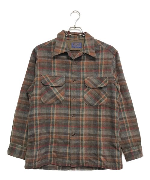 PENDLETON（ペンドルトン）PENDLETON (ペンドルトン) チェックシャツ ブラウン サイズ:Mの古着・服飾アイテム